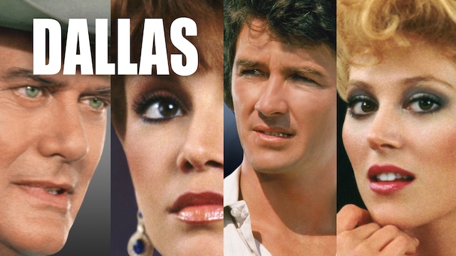 A close-up promotional montage of Dallas’s unforgettable characters, highlighting the intense drama that made the show a global sensation