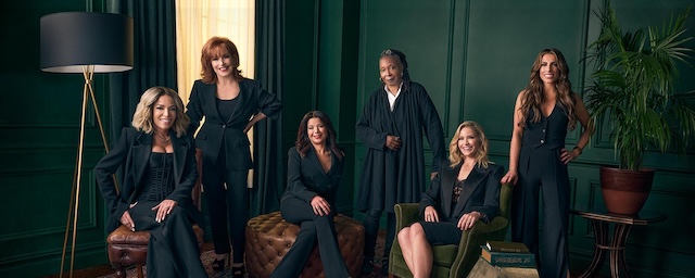 A stylish promotional image of The View hosts, each sporting sleek, coordinated outfits as they gear up for another season of engaging discussions