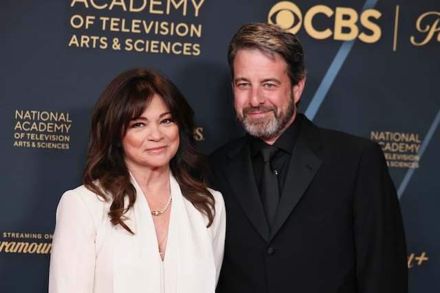 Valerie Bertinelli and her boyfriend Mike Goodnough at the 2024 Daytime Emmys, making a stylish entrance together