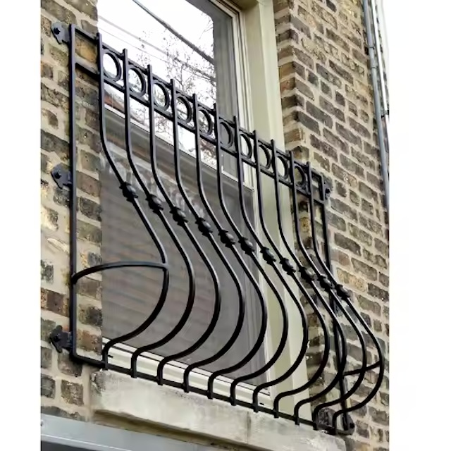 A set of window grills showcasing the signature curved bottom, hinting at an ingenious design purpose