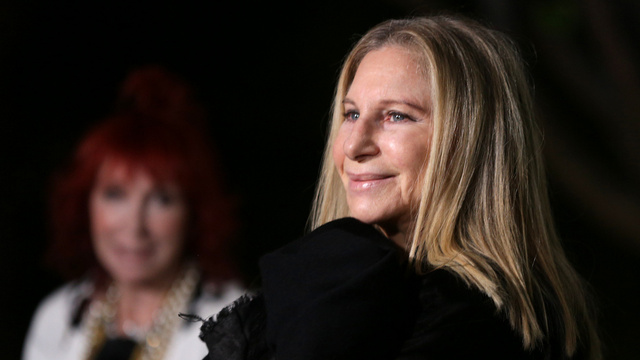 Barbra Streisand shines at a prestigious event, a testament to her legendary career.