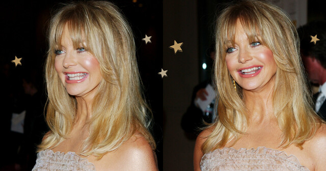 Goldie Hawn shines in this sparkling ensemble, embodying the spirit of a true star.