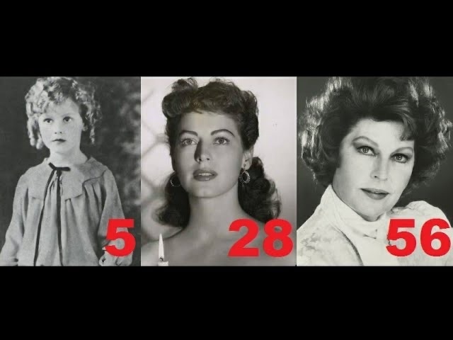 Ava Gardner over time, from a girl with humble beginnings to a shining star in Hollywoo