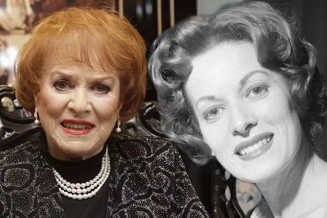 A side-by-side comparison of Maureen O’Hara, from her early Hollywood days to her later years, showing the timeless beauty that remained constant throughout her life