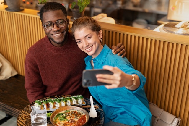 Their dinner date was full of surprises, from shared laughter to moments of playful banter over steak and lobster