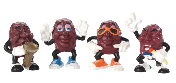 Cool collectibles from the California Raisins craze