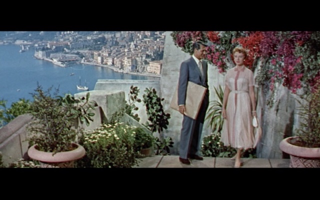 Cary Grant’s character visiting his grandmother Janou’s home, played by Cathleen Nesbitt