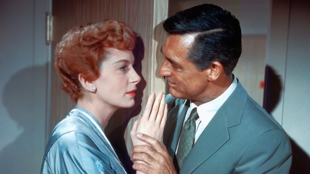 An intimate moment between Deborah Kerr and Cary Grant that defines the emotional depth of the film