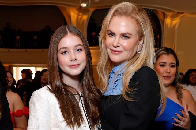 Nicole Kidman and her daughter Sunday Rose