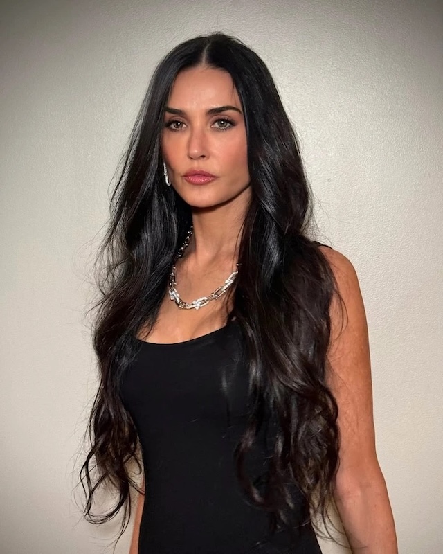 Demi Moore's beauty at the age of 62 continues to make waves