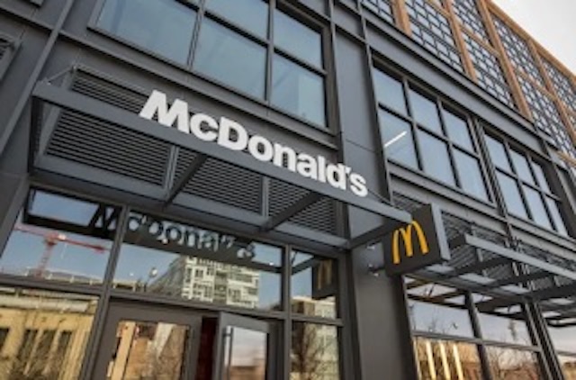 The front of a McDonald’s restaurant, where a viral incident has sparked public outrage over food safety protocols