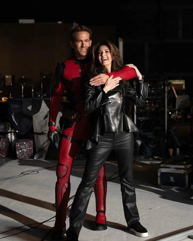 Deadpool’s holiday fun with Lynda Carter on set this year