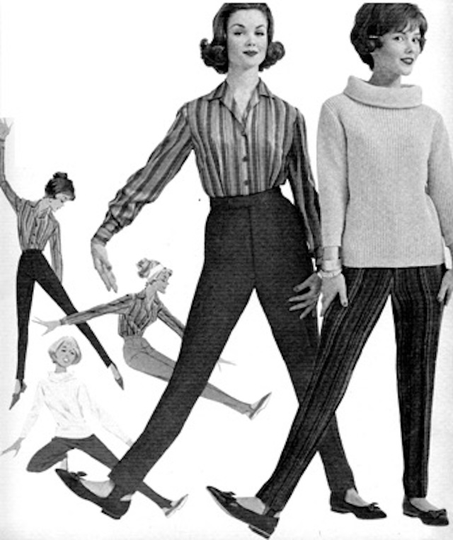 The iconic 1960s stirrup pants