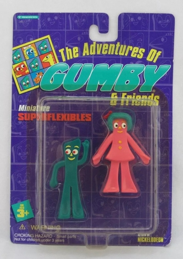 The Adventures of Gumby and Friends – a nostalgic toy set that brought smiles to kids with its quirky, flexible characters