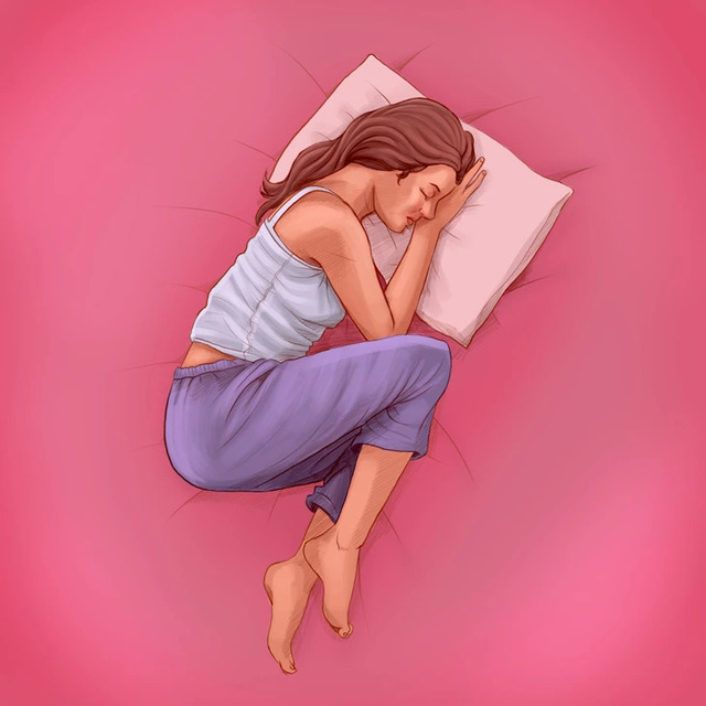 Fetal Position: Cradling Your Comfort