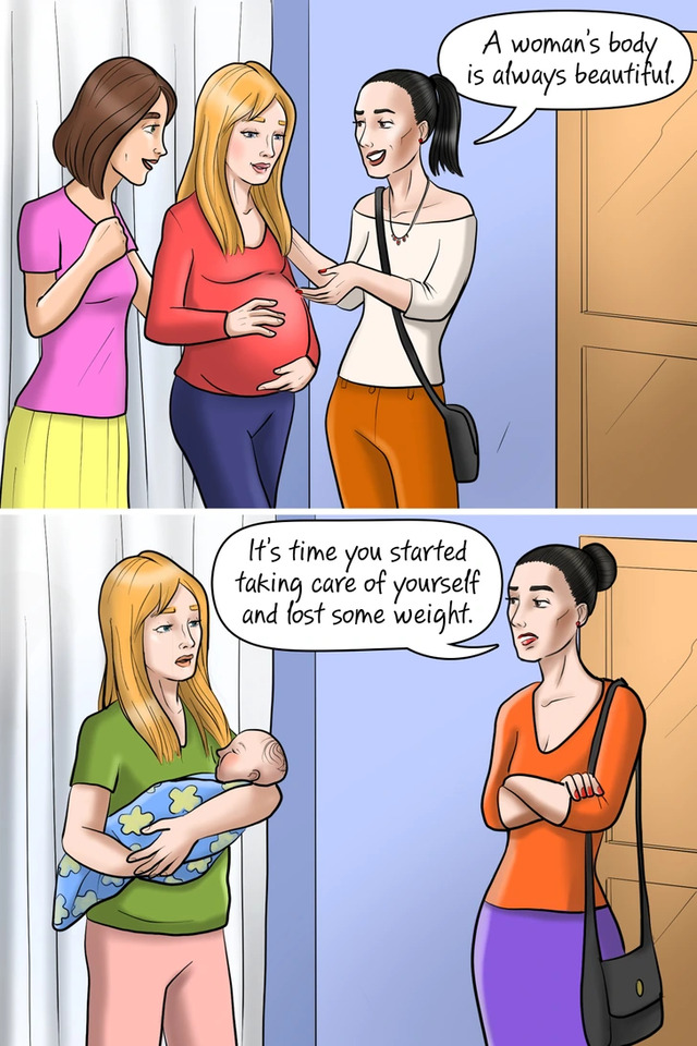 Judgment of the Female Body During and After Pregnancy