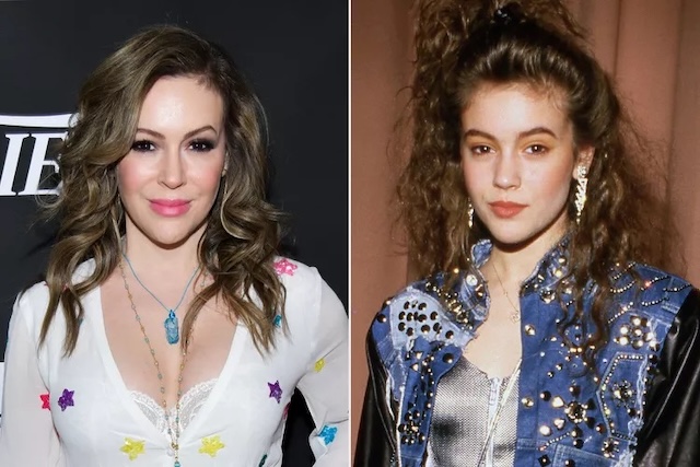 The beauty of Alyssa Milano through the years