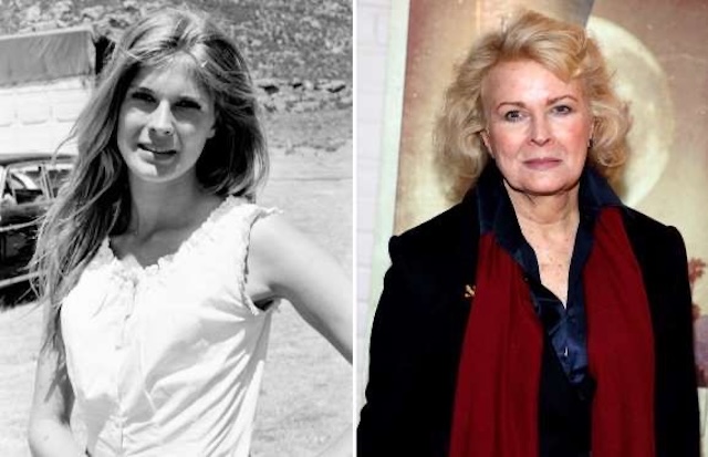 Candice Bergen in the 70s and Candice Bergen today