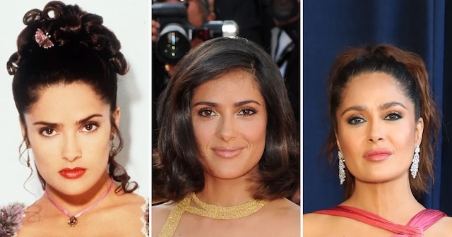 Salma Hayek's stunning beauty through the years