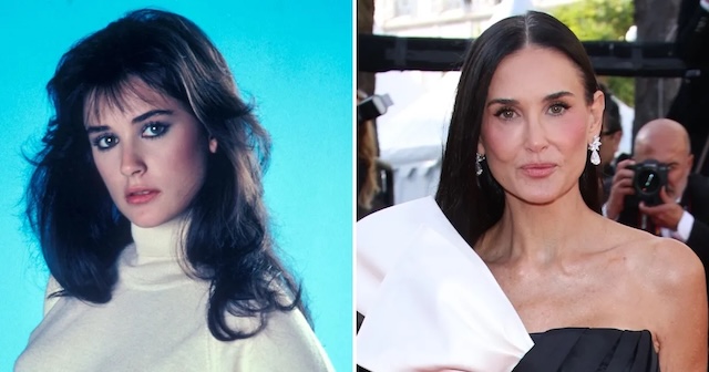 Demi Moore, the beauty who has been closely associated with Hollywood for nearly four decades