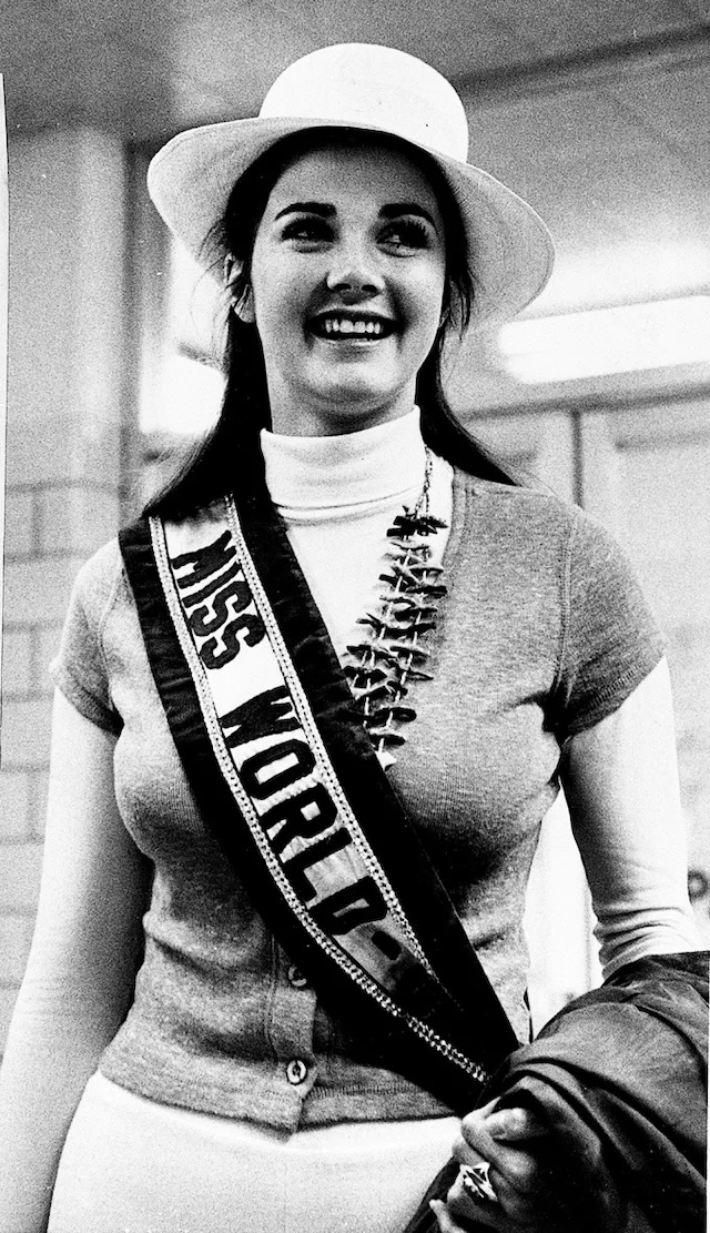 At 22, Lynda won the 1972 Miss World USA pageant, representing Arizona in her second competition