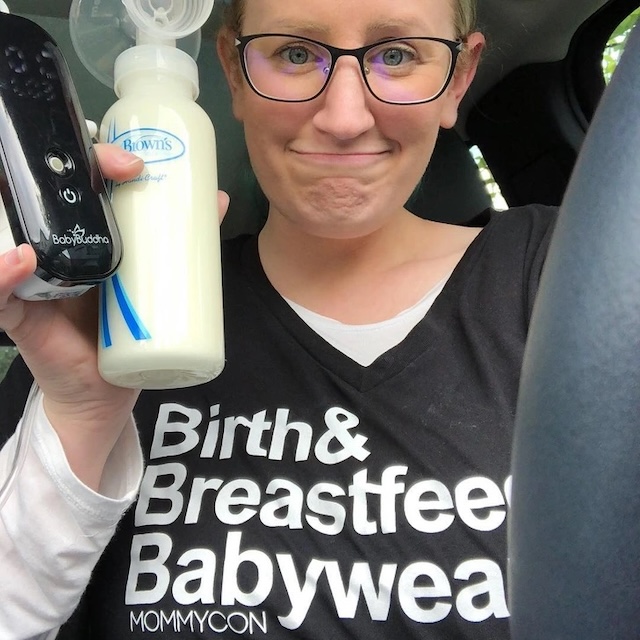 Elisabeth donated 700 gallons of breast milk over three years