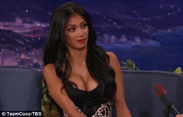 Nicole Scherzinger looked stunning during the interview