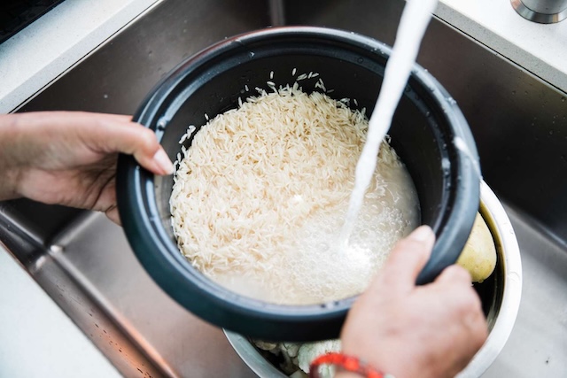 Many cultures, especially in Asia, see rinsing rice as an essential cooking ritual