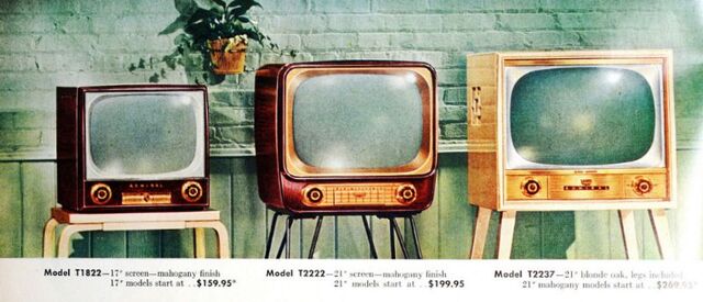 Admiral TV, 1953: The pinnacle of TV technology at the time, showcasing advancements that would change television forever.