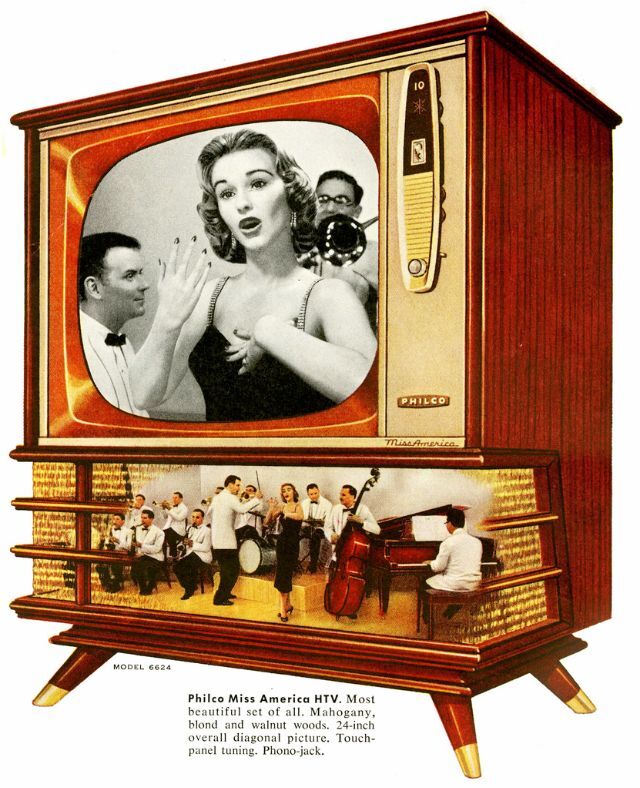 Miss America Philco TV, 1957: A glamorous TV set fit for the queen of the household.