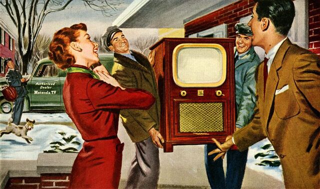 Motorola TV, 1952: A set that promised unlimited joy for every household, revolutionizing how families spent their evenings.