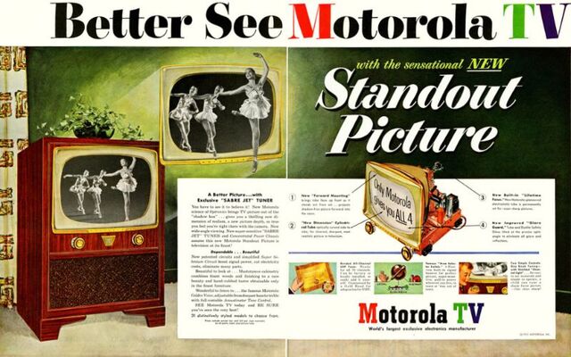 Motorola TV, 1952: Perfectly crafted for the discerning viewer, offering an unmatched viewing experience.