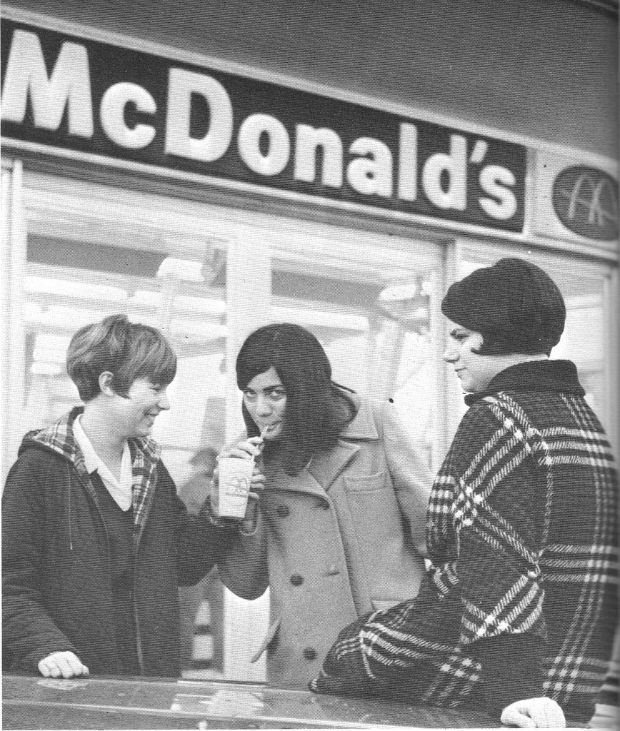 McDonald's in Troy, New York, in 1967, as the brand continued expanding across the country.