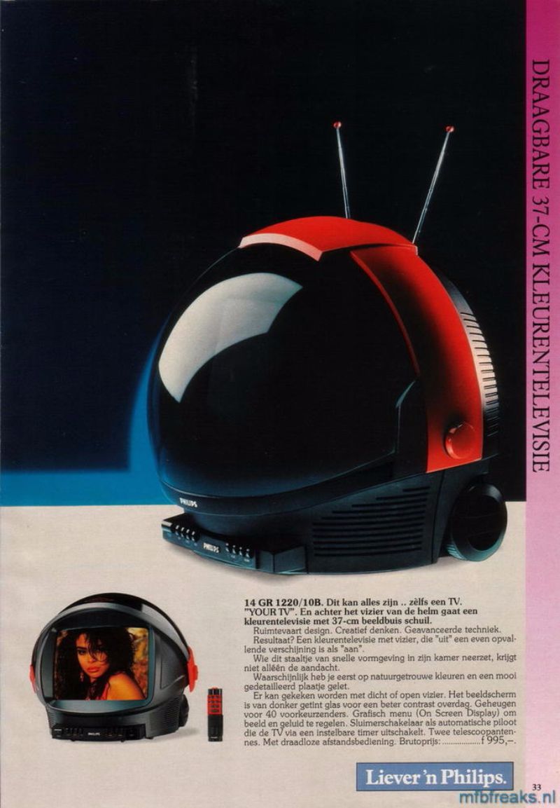 The Phillips Discoverer Space Helmet TV (1991)