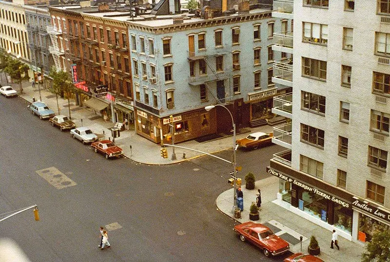 Third Avenue at 66th Street, facing southwest in 1979, captured by Alan Benjamin.