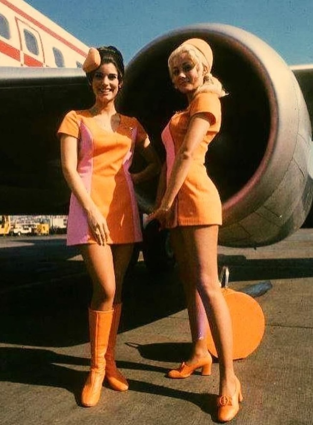 These stylish flight attendants paved the way for the .05 filter to shine