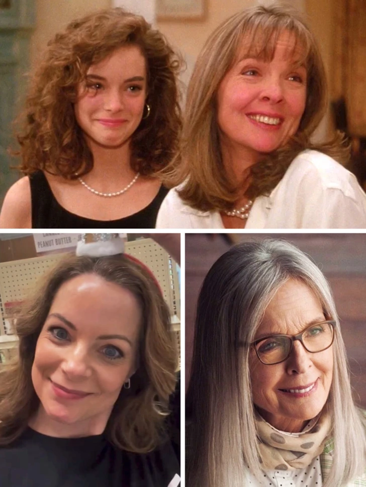 Kimberly Williams-Paisley and Diane Keaton