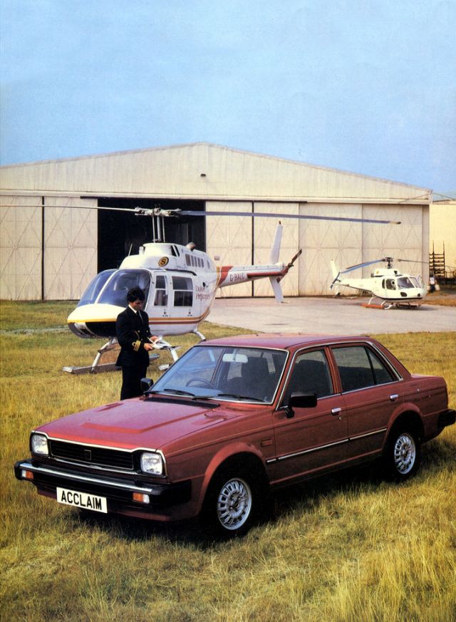 Triumph Acclaim CD, 1984 – The CD model offered a slightly more premium version of the Acclaim, designed for those seeking extra luxury.