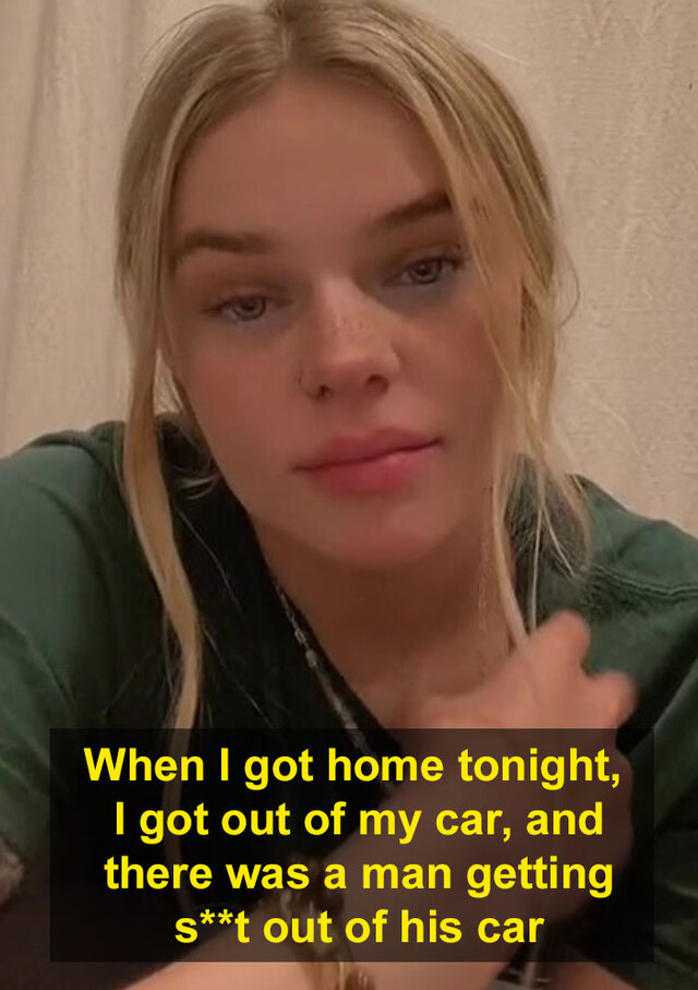 After a long day, Mary Alice returned to her apartment complex and noticed a man she had never seen before. Something felt off.