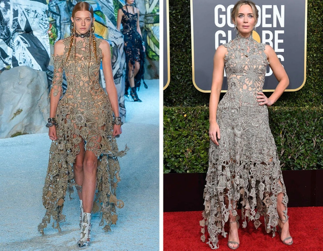 Emily Blunt’s Elegant Adaptation of Alexander McQueen