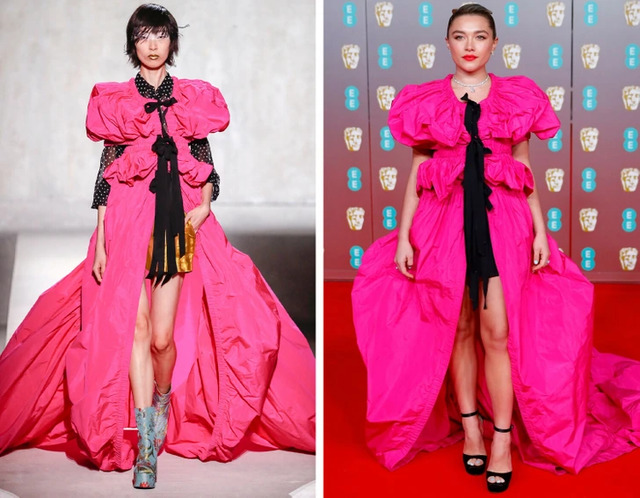 Florence Pugh’s Modern Edge in Dries Van Noten Suit