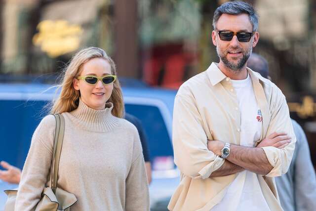Jennifer Lawrence and art dealer Cooke Maroney
