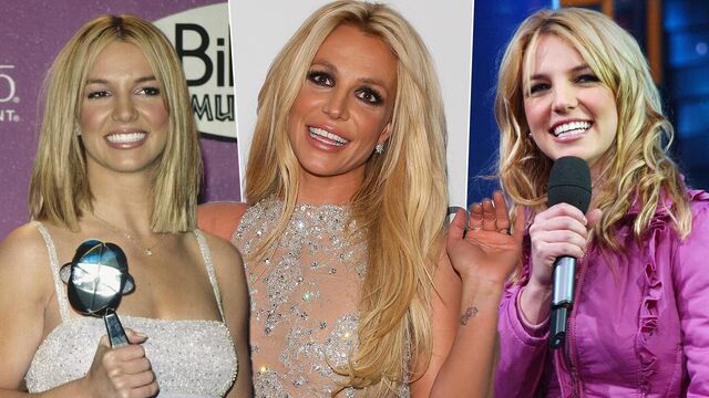 A throwback collage of Britney’s iconic career moments as the Princess of Pop.