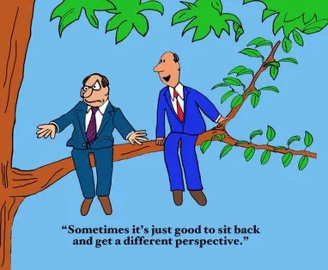 How two people can see the same world but tell different stories.