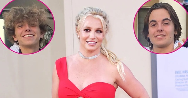 A mother and her boys: Britney Spears with Sean and Jayden, a family dynamic that continues to capture attention.