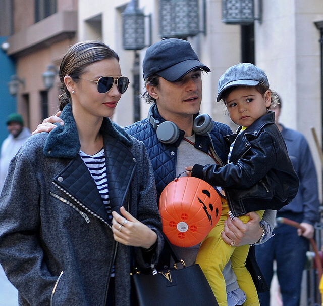 Miranda also co-parenting her 14-year-old son Flynn with Orlando Bloom