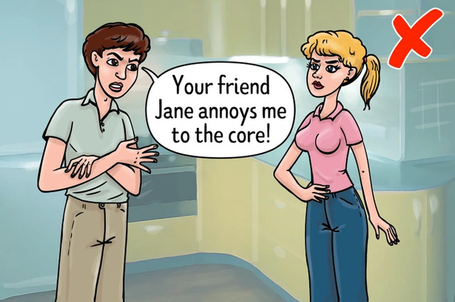 You dislike each other’s friends, causing tension and isolation in your relationship.
