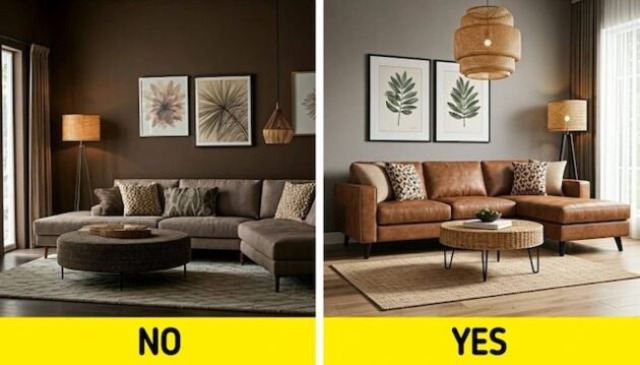 Heavy Browns: Dated and Gloomy