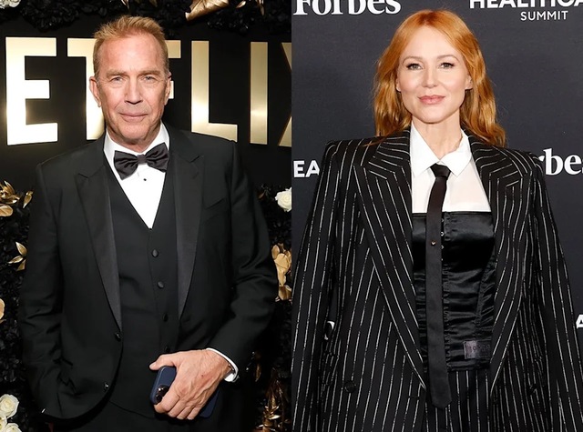 In late 2023, rumors linked her romantically with actor Kevin Costner after the two were spotted together