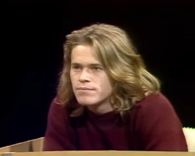 The physicality of a young actor at the dawn of his career, hair golden and wild, energy brimming with raw ambition